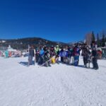 Лыжники Южного благочиния - в поселке Шерегеш
